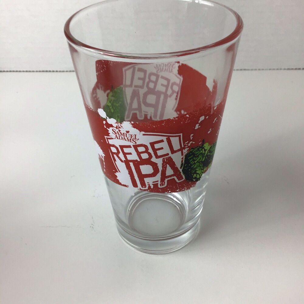 Samuel Adams Rebel IPA Beer Glass